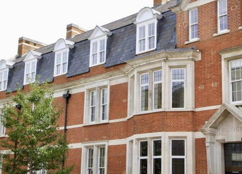 traditional single and french doors