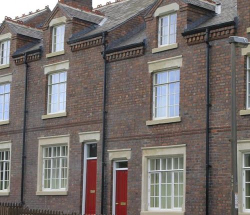 Installed heritage box sash windows