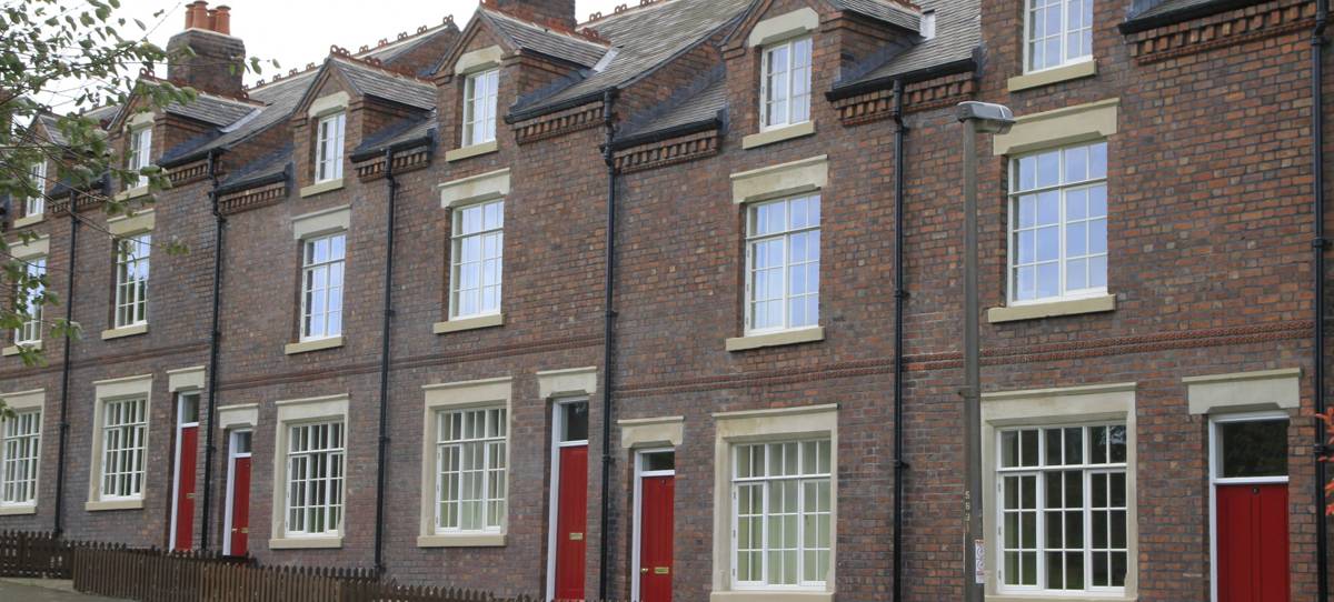 Installed heritage box sash windows